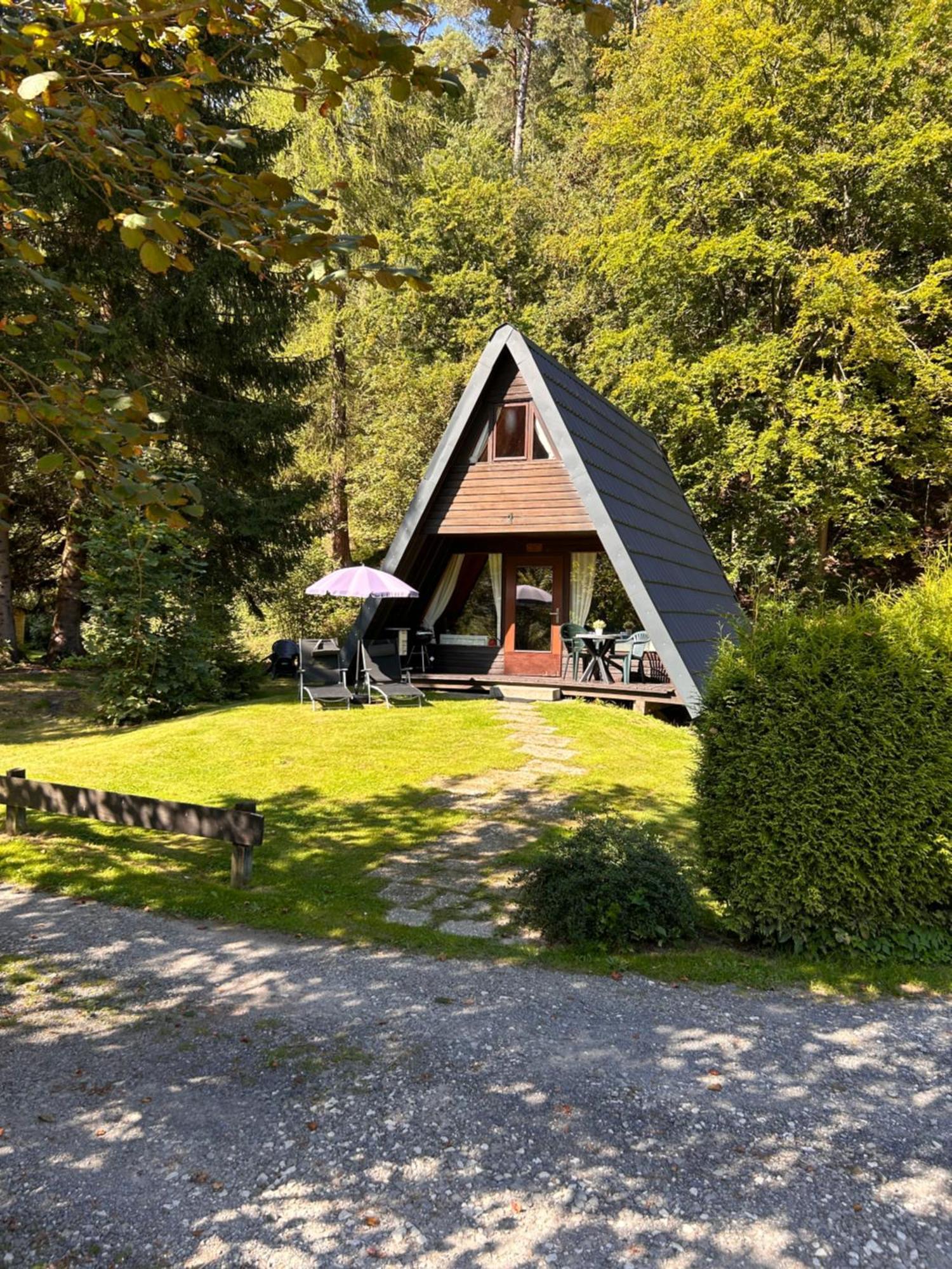 Ferienhäuser Am Waldschlößchen Lautenthal Exterior foto